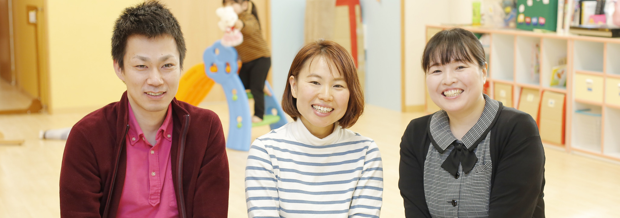 子育てグループの3人の先輩
